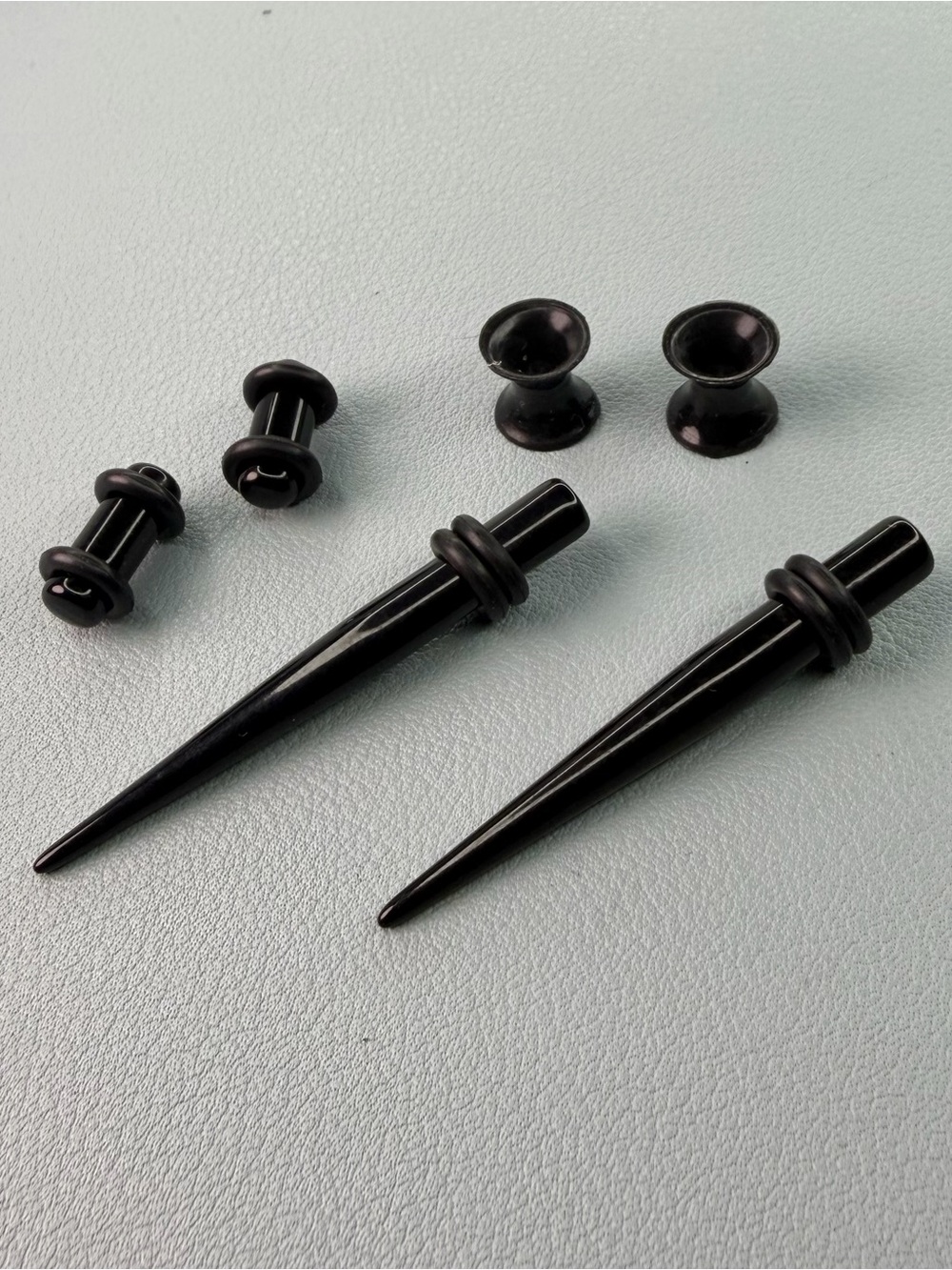 Black Ear Taper and Tunnel Stretching Kit - Men Accessories